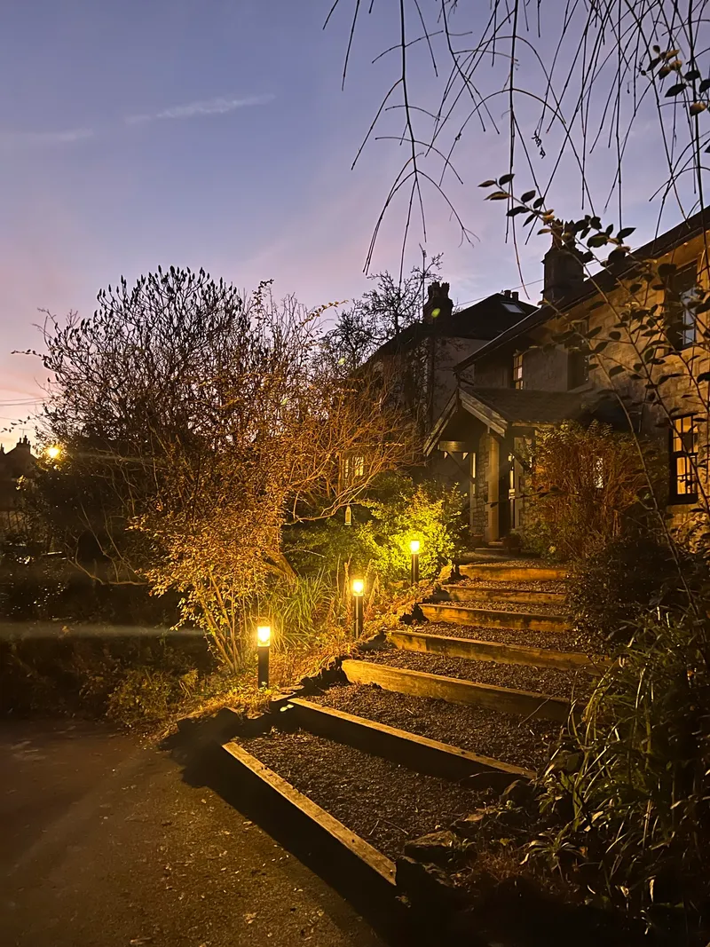 Driveway and path lighting installation in Keynsham, Bristol