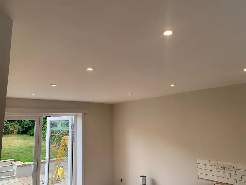 First fix wiring for house rewire in Sea Mills, Bristol